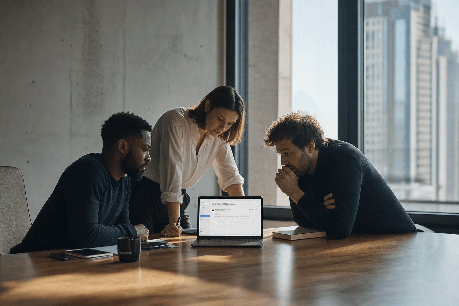Two sales reps reading the same buyer signal differently, illustrating sales rep buyer interpretation consistency gaps in B2B sales teams